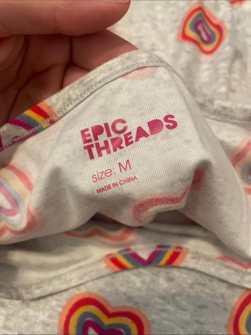 Girls' Gray Heart Print Dress - Epic Threads